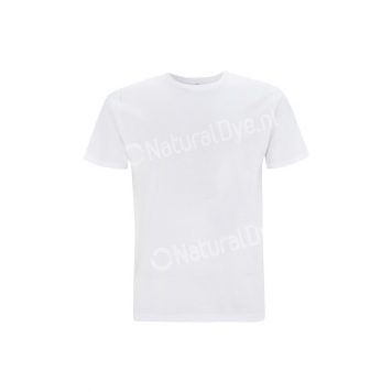 Plain White Mens Tee, naturaldye.nl